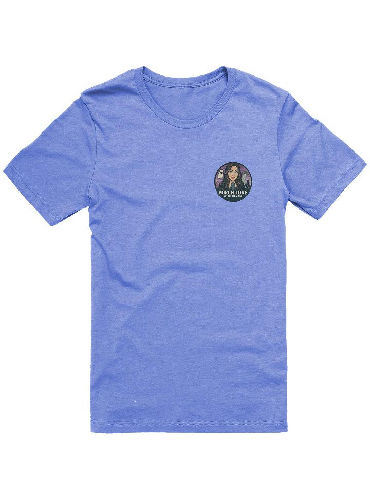 MOTHMAN SELFIE W/ FRONT LOGO SUPER SOFT T-SHIRT (HEATHERED COLORS PT.1) product image (2)