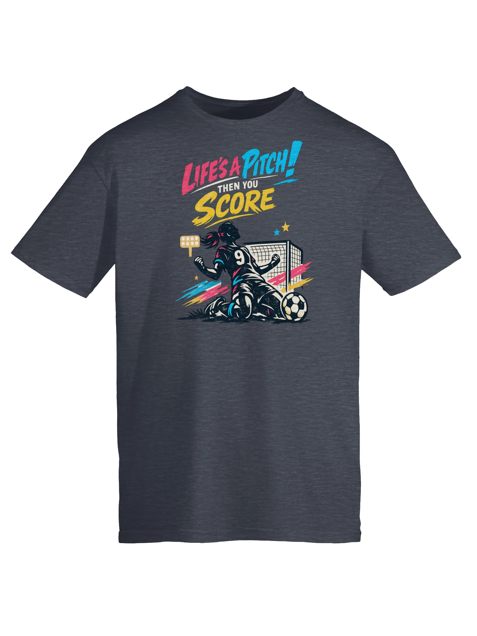 Life’s a Pitch Soccer Graphic Tee product image (5)