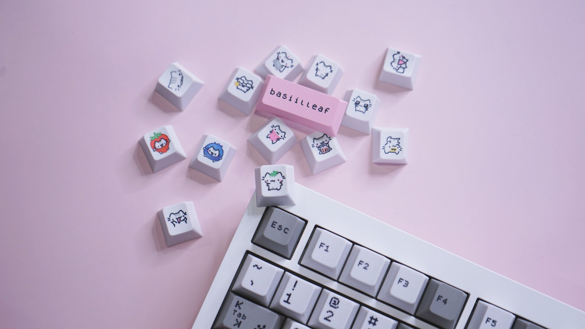 [PRE-ORDER] BasiilLeaf Round 2 Keycap Set product image (3)