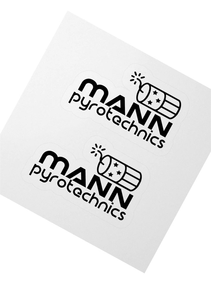 Mann Pyro Vinyl Stickers product image (4)