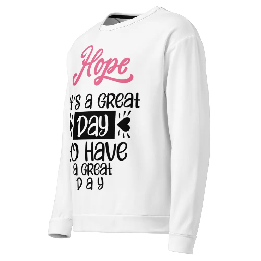Pink Hope Cursive All-Over Sweatshirt product image (3)