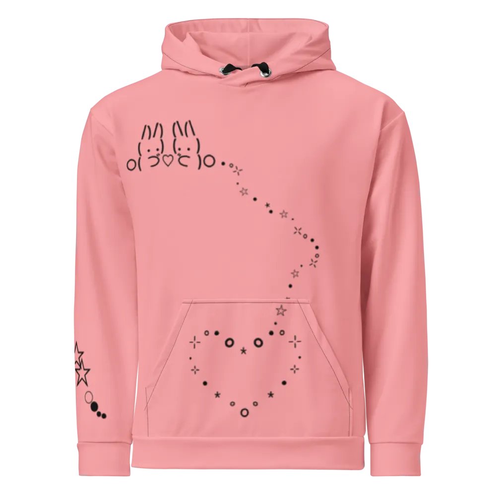 CYBER HOODIE PINK product image (1)