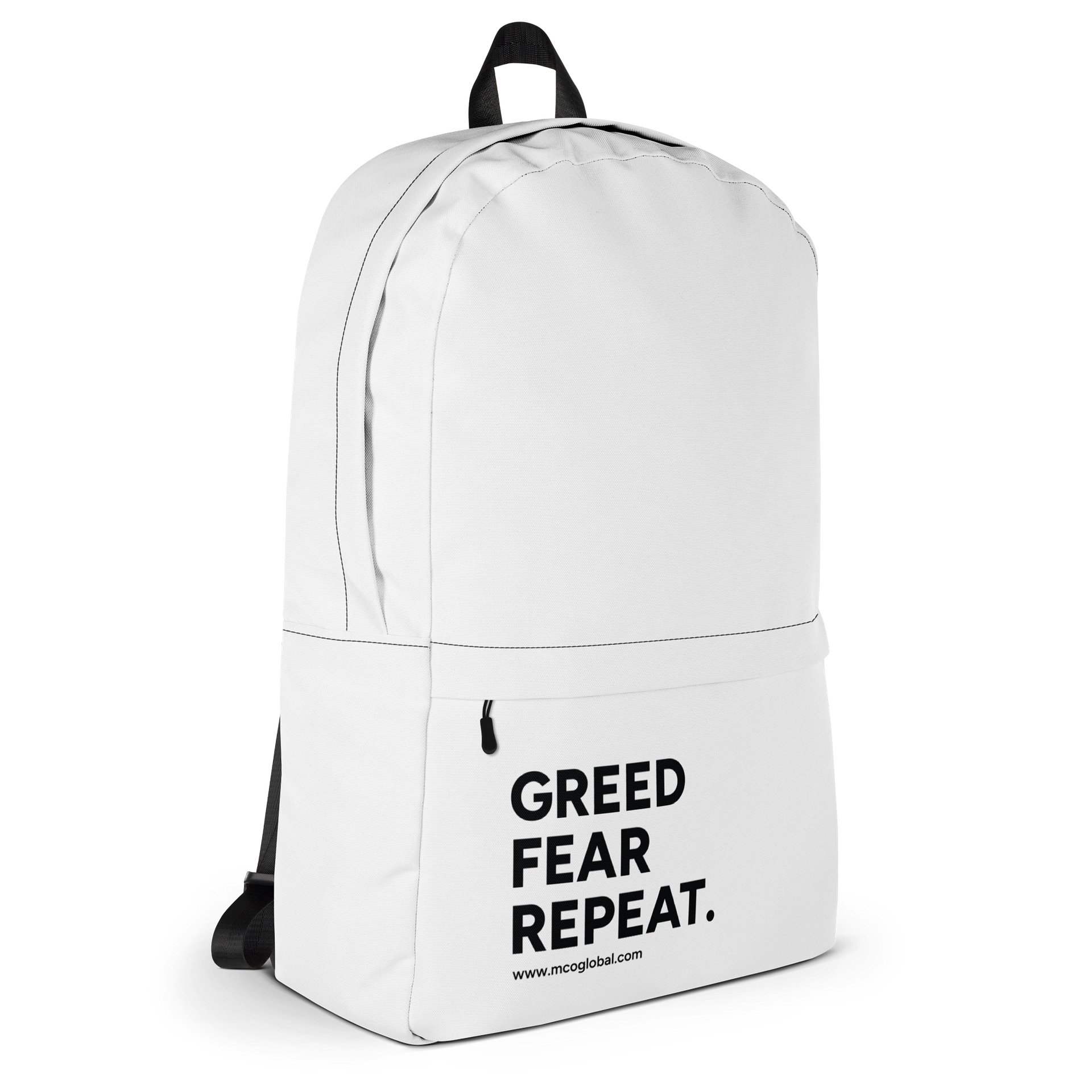 Greed Fear Repeat All-Over Backpack product image (1)