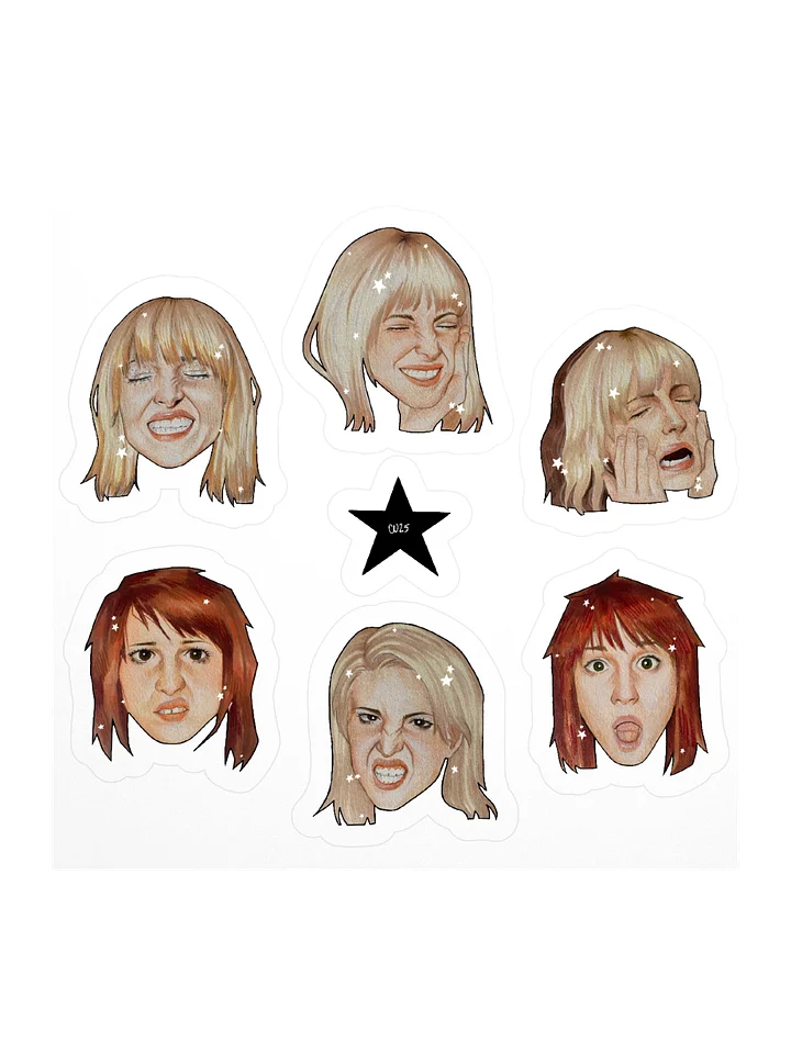 yelyah expressions v3 sticker sheet! product image (1)