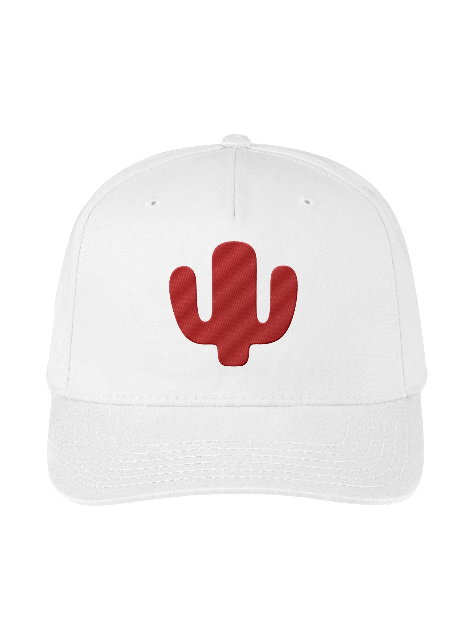 Echo Red Cactus Embroidered Baseball Cap product image (1)