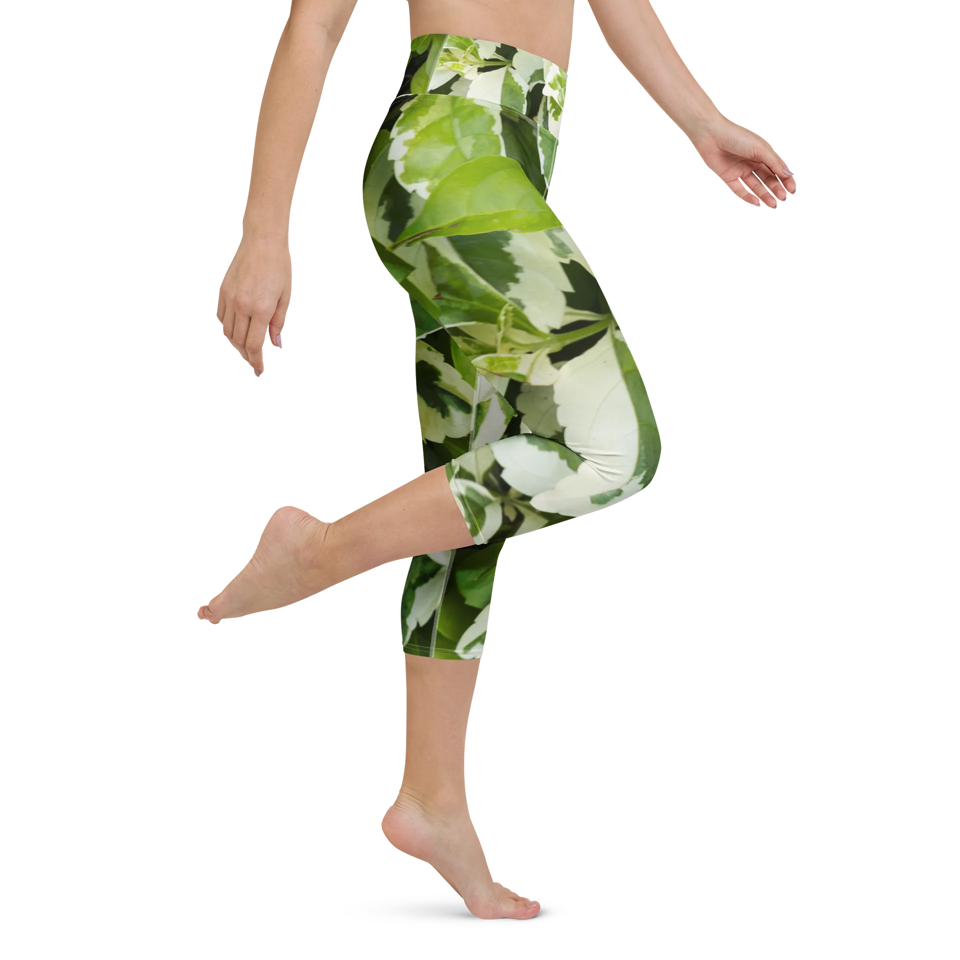 Moss & Parch All-Over Print Yoga Capri Leggings product image (1)