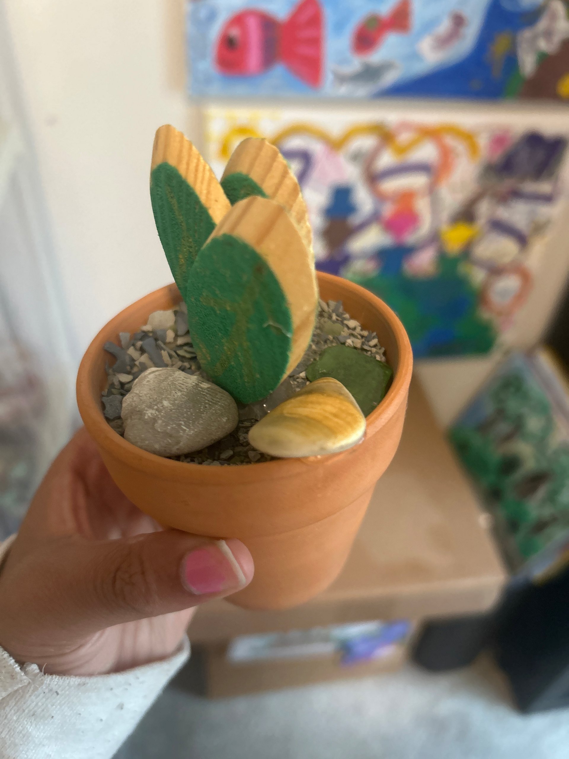 Handmade upcycled plant pot scene #6 product image (3)