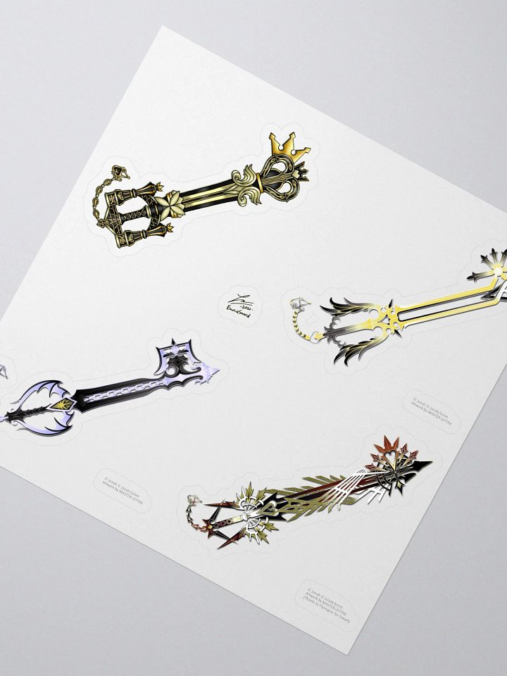 Vicennial Trace Keyblade Sticker Sheet 2 product image (2)