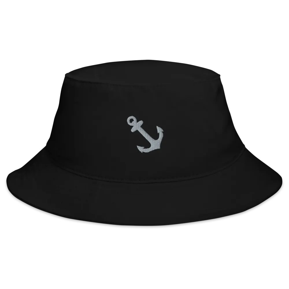 "Anchor" Classic Cotton Embroidered Bucket Hat product image (5)