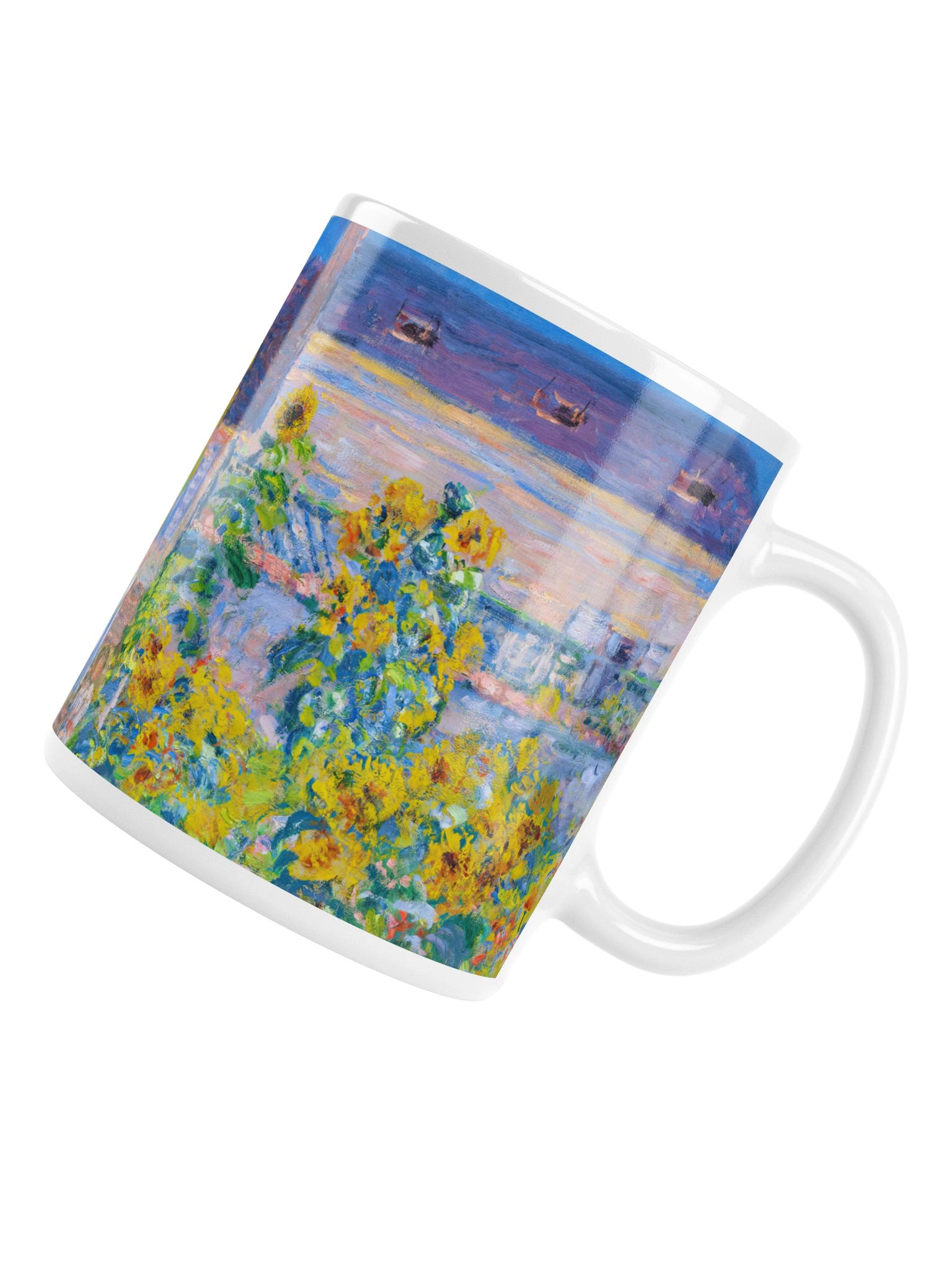 The Artist's Garden at Vétheuil (Claude Monet) Mug product image (7)
