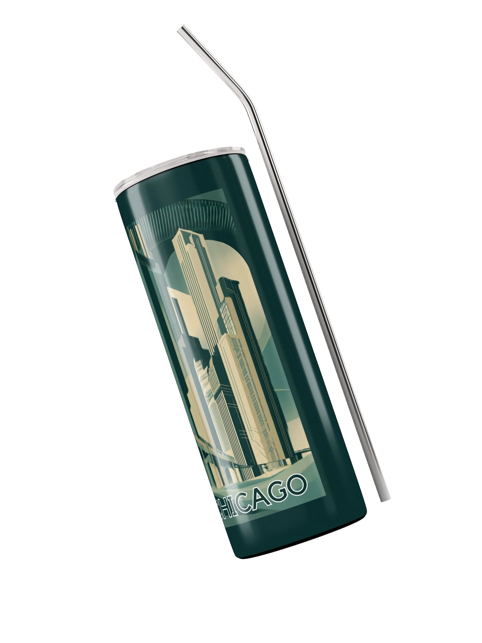 Chicago Skyline Stainless Steel Tumbler product image (3)