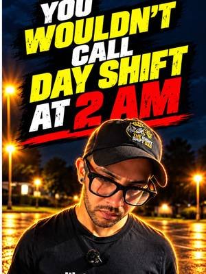 Nobody would schedule day shift for a mandatory meeting at 2 AM and call it reasonable. But somehow night shift is expected to be available all day. What’s the worst daytime obligation you’ve had to wake up for between shifts? #nightshiftdad  #nightshift #worklife  #thirdshift  #nightshiftlife 