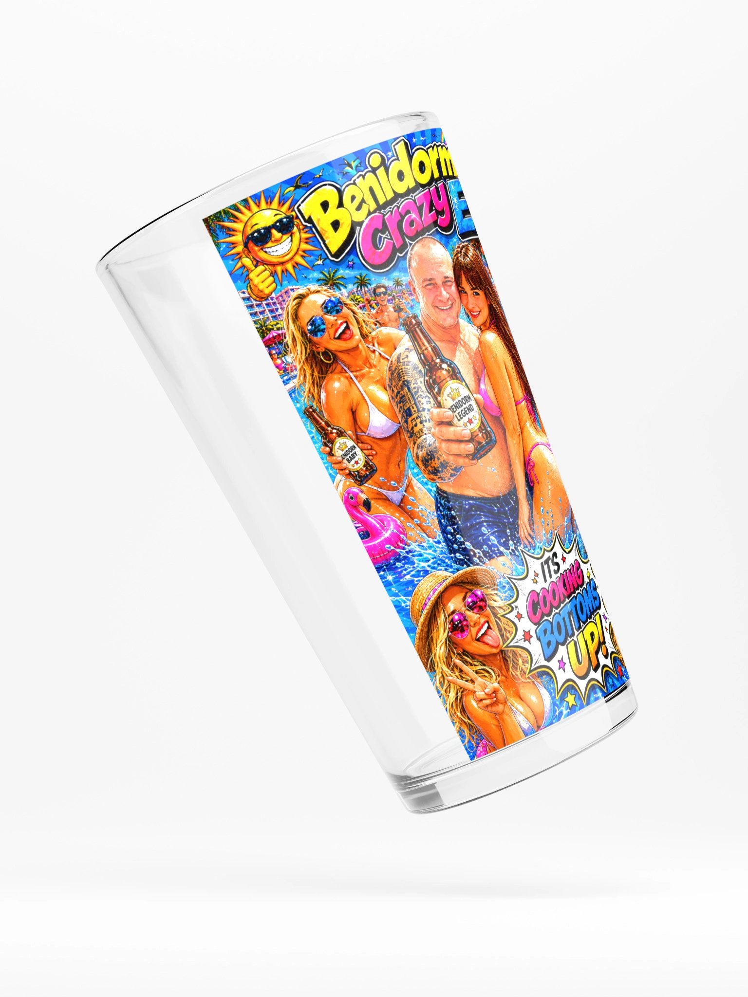 Benidorm Crazy E Pool Party Bottom Up Pint product image (4)