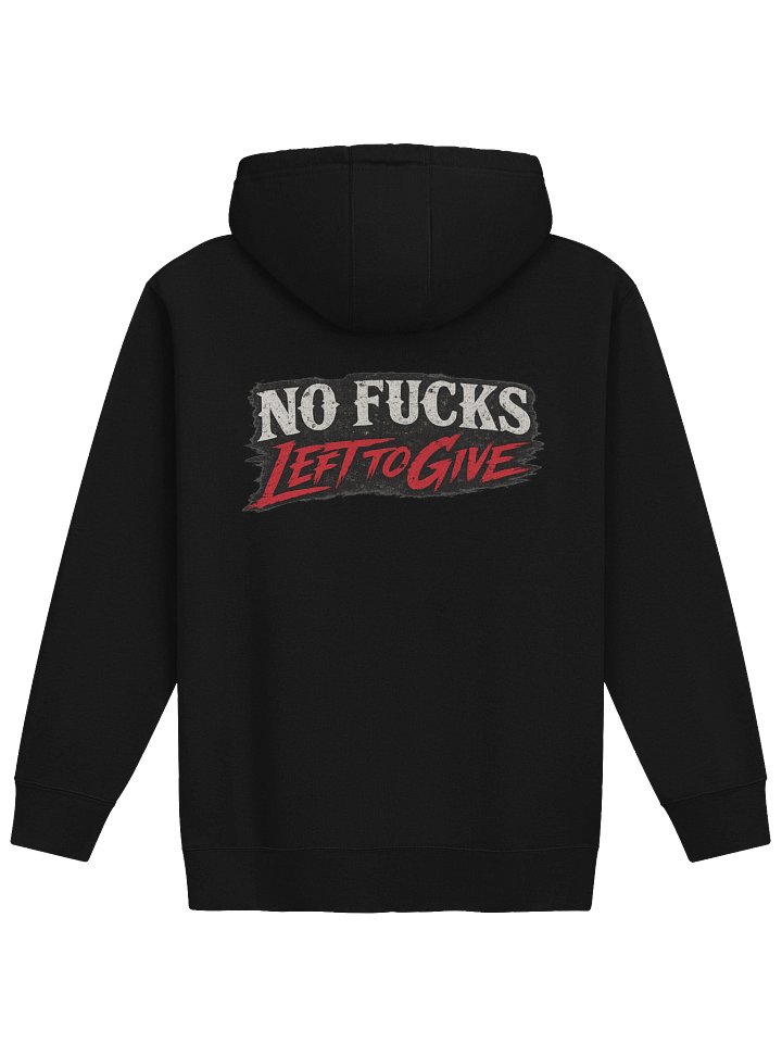 Buckshot Belle No Fucks Premium Hoodie (Red) product image (2)