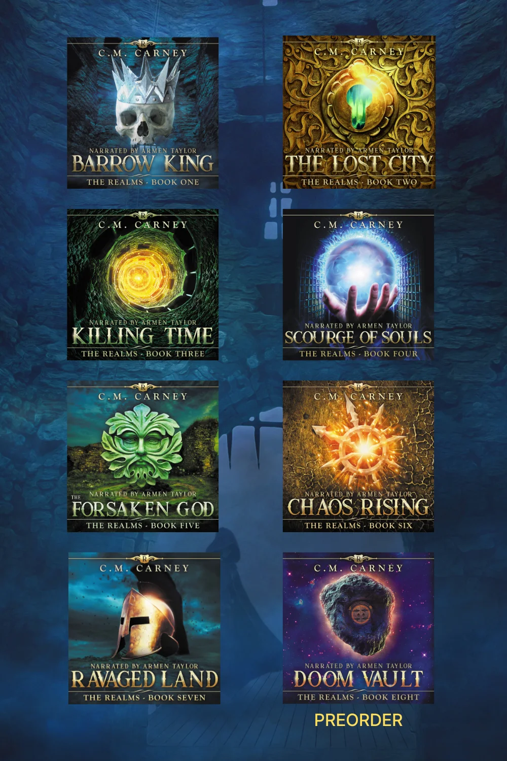 The Realms Books 1-8 + Bonus Novella (Audiobook Bundle) product image (1)