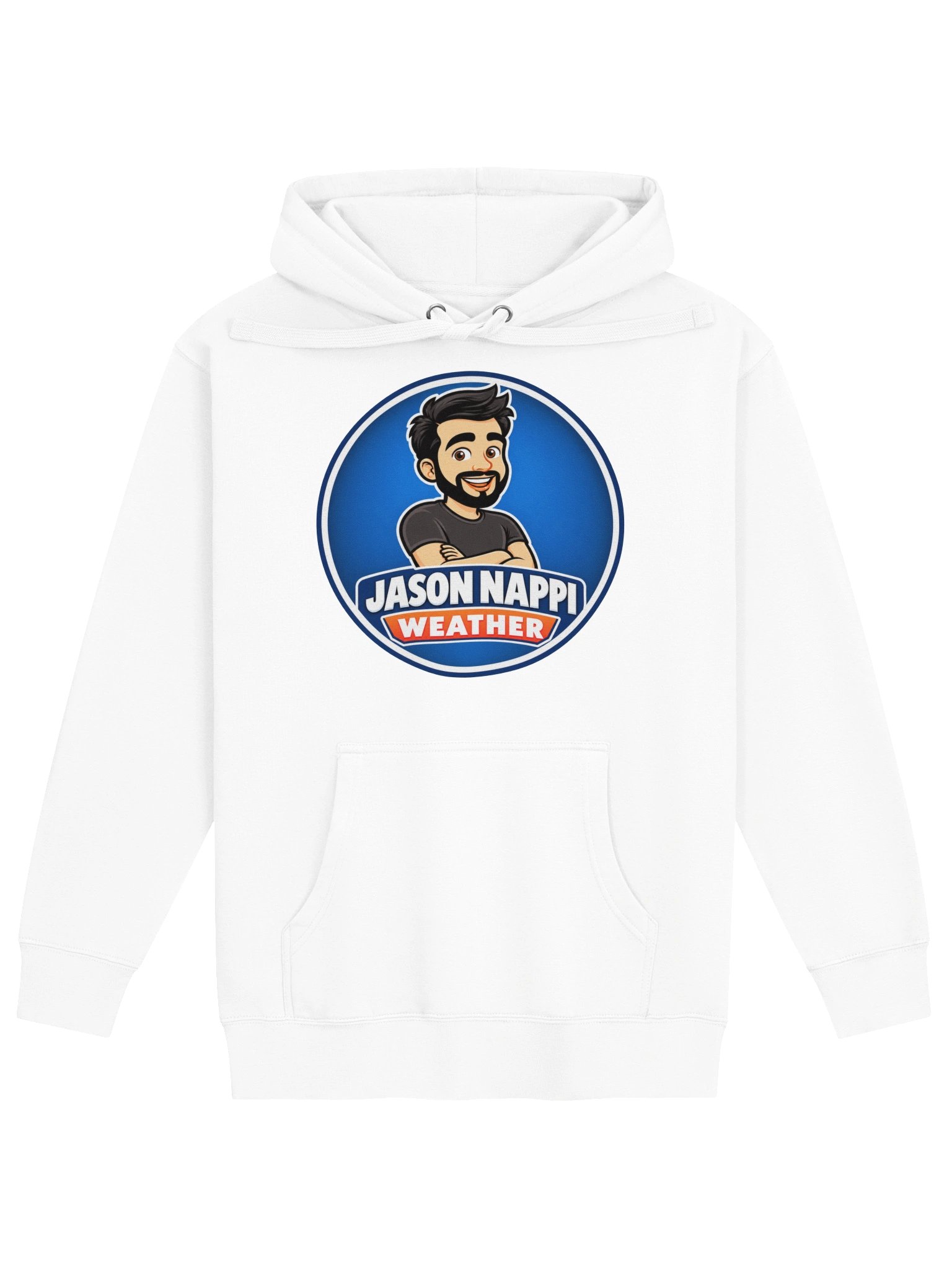 Jason Nappi Weather Signature Logo Hoodie White product image (1)