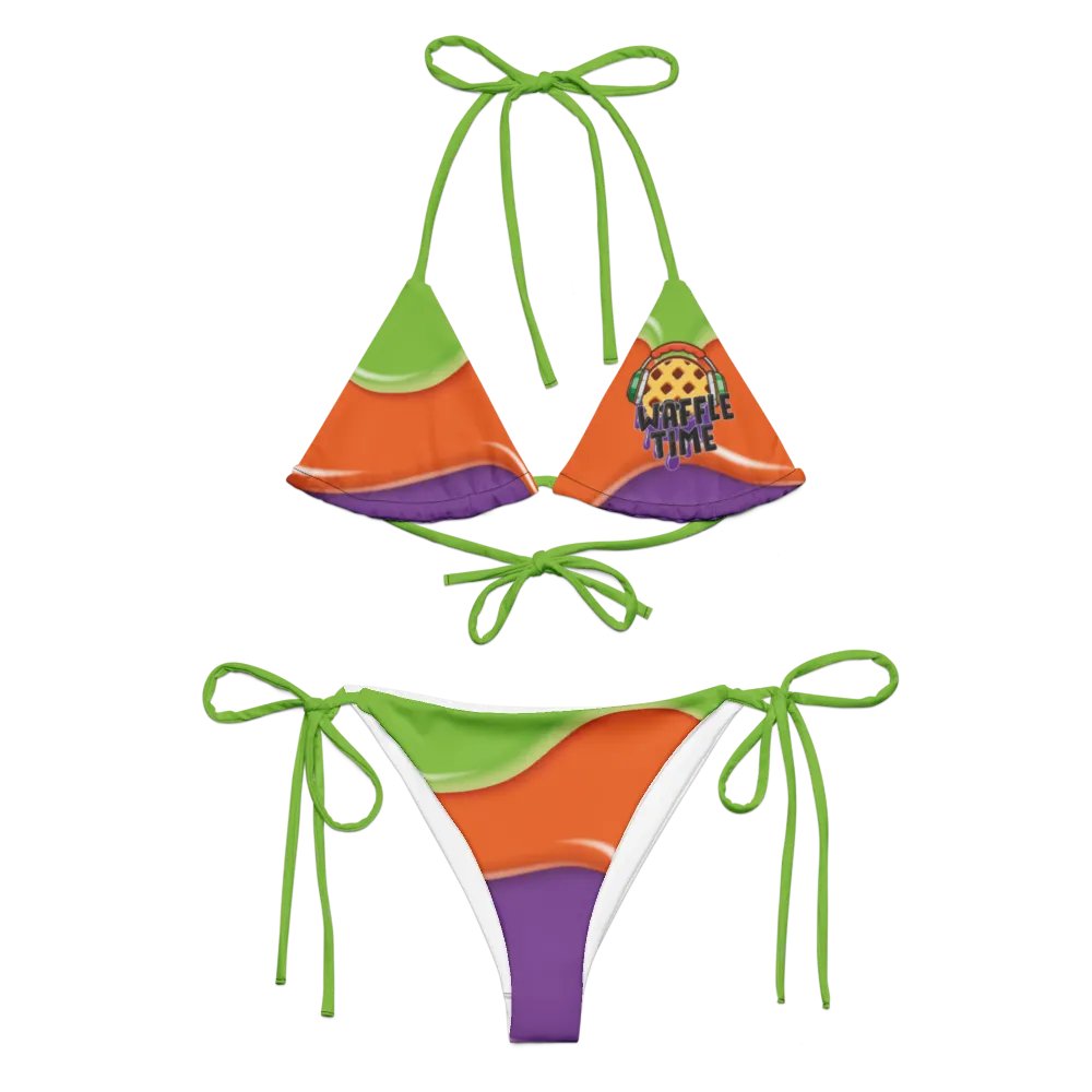 Waffle Time Drippy String Bikini product image (2)