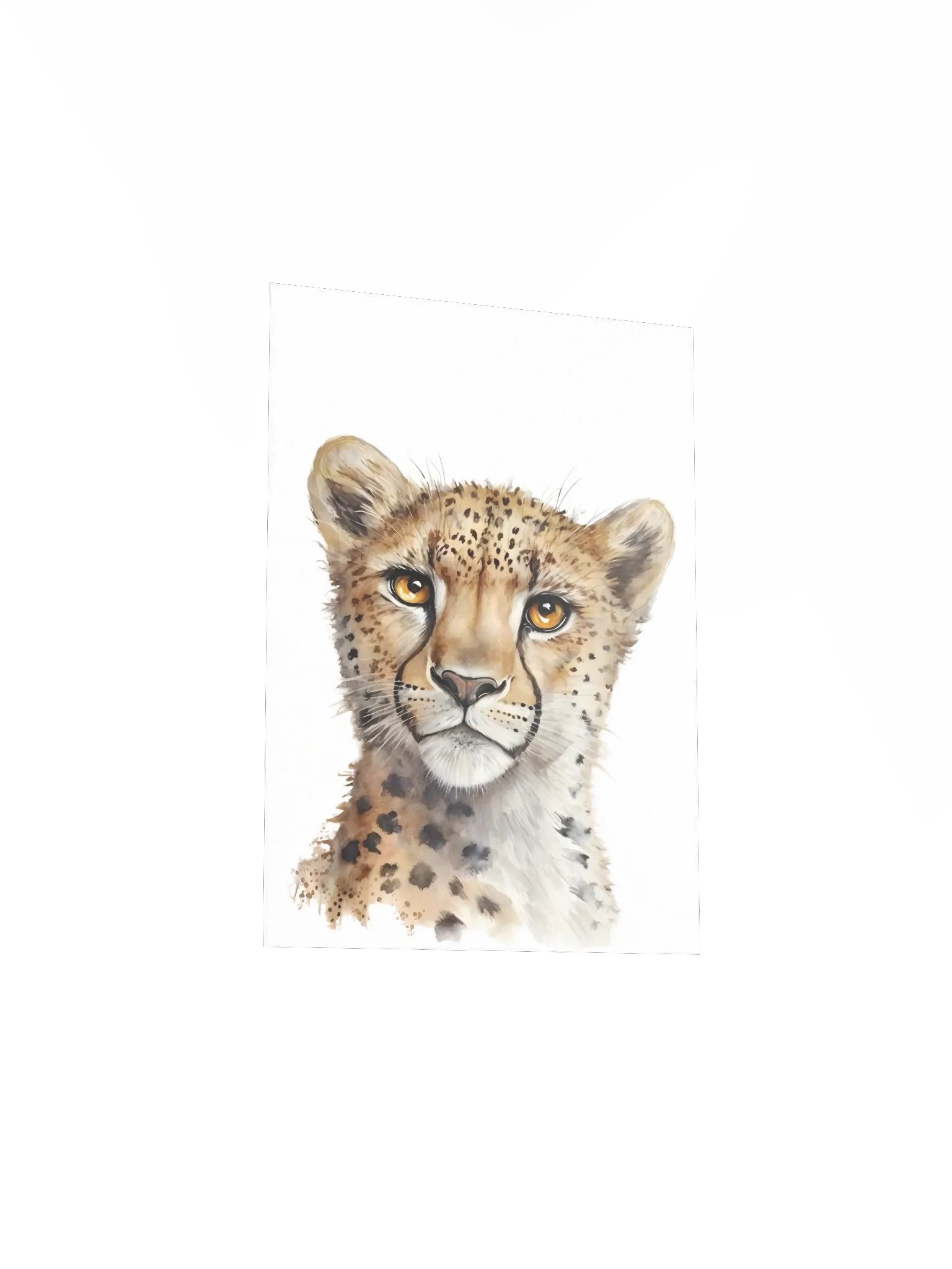 Cheetah Watercolor Portrait product image (4)