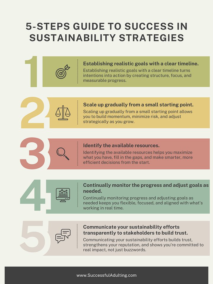 5-Steps Guide to Success in Sustainability Strategies product image (1)