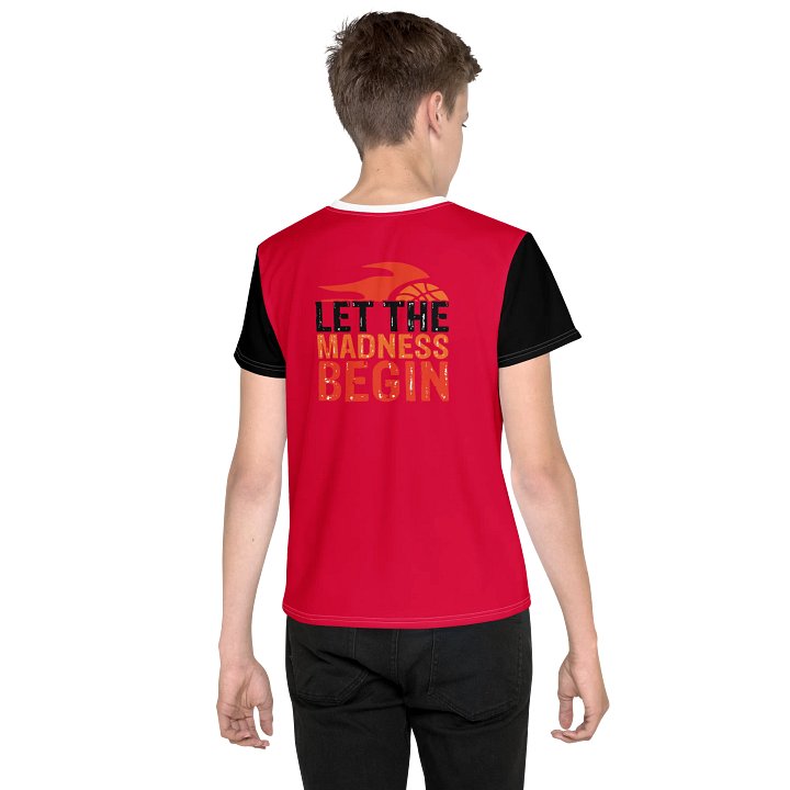 Let the Madness Begin – Youth Basketball T-Shirt product image (2)