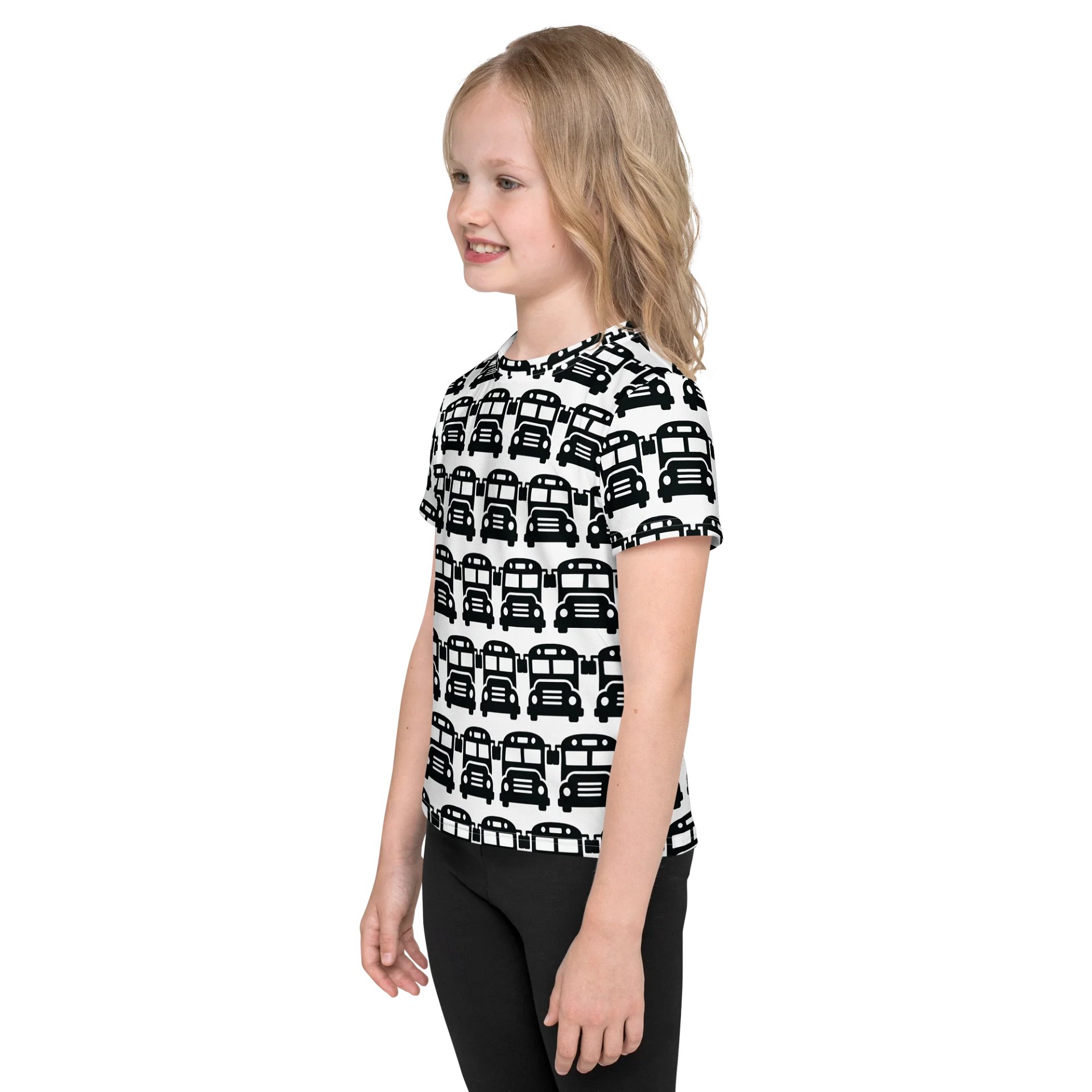 Customizable Grid Pattern Kids T-Shirt product image (3)