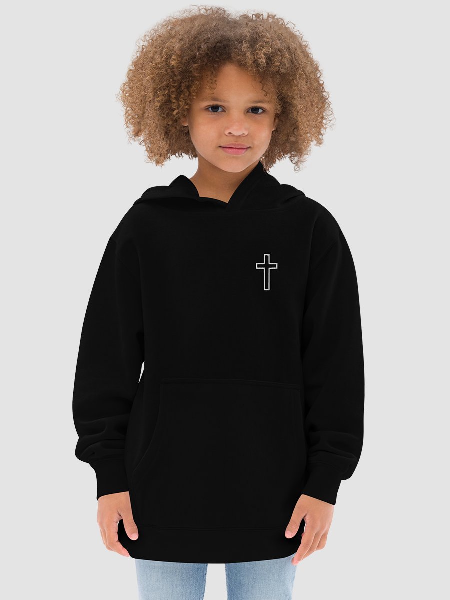 Youth Black Cross Hoodie product image (4)