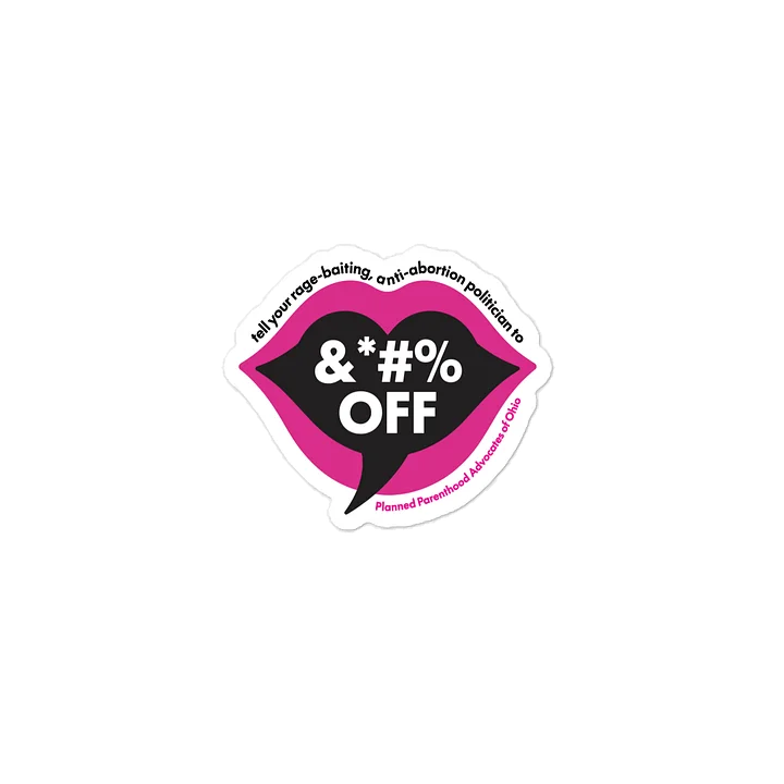 Tell Your Rage Baiting Politician Sticker product image (2)
