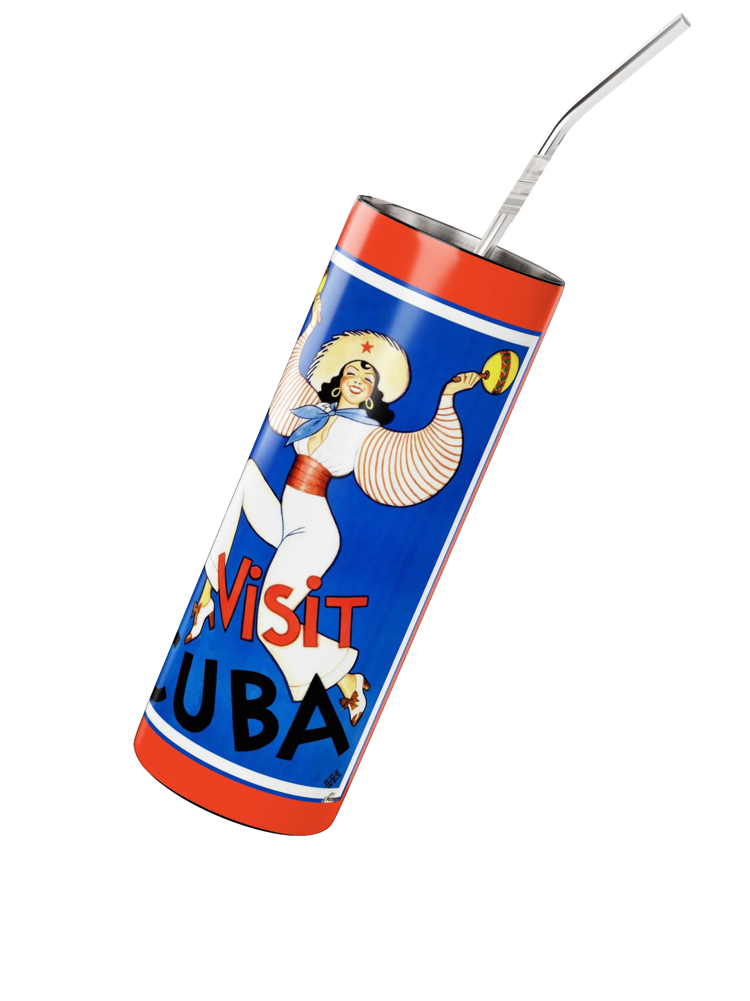 Visit Cuba Vintage Travel Tumbler product image (2)