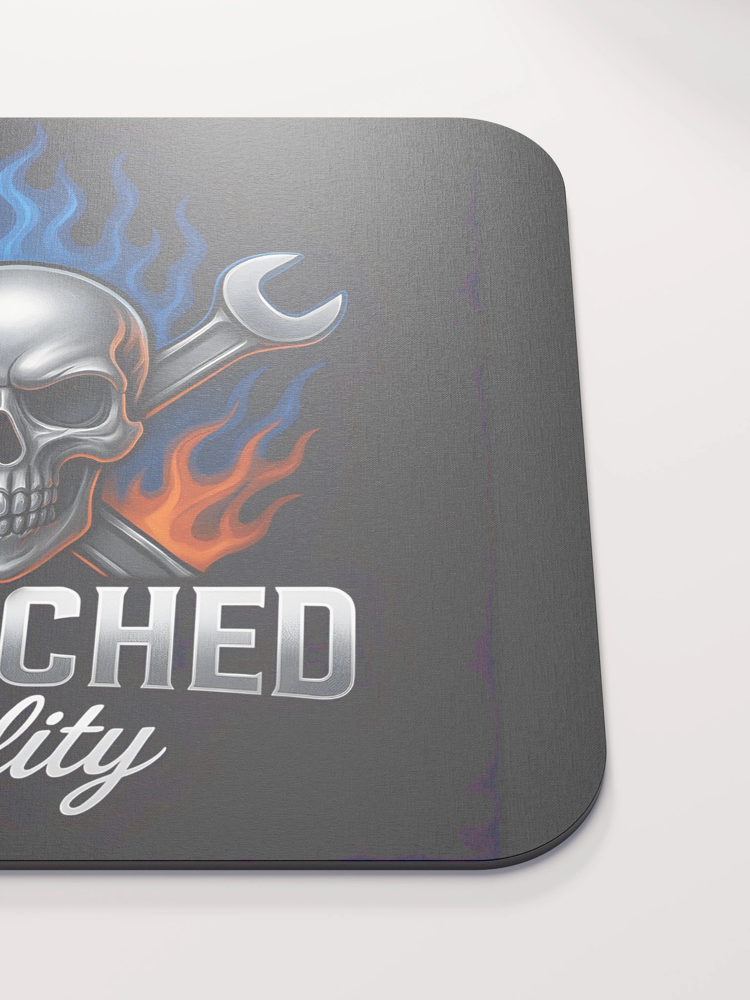 Flaming Skull Mouse Pad product image (5)