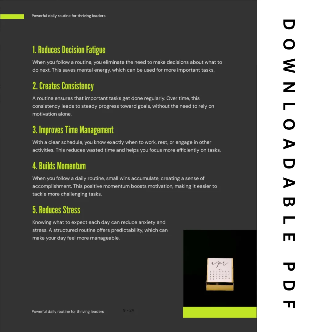 Daily Routine Productivity Toolkit (PDF) product image (4)