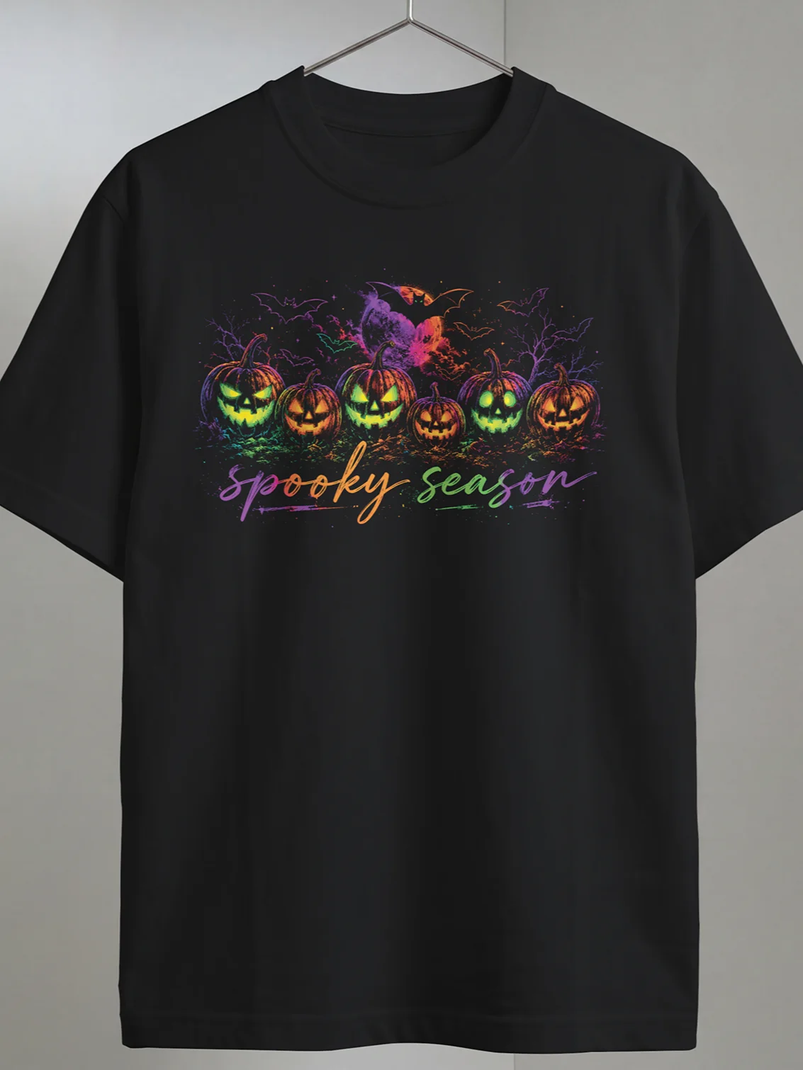 Neon Spooky Season — The Spooky Side Tee product image (1)