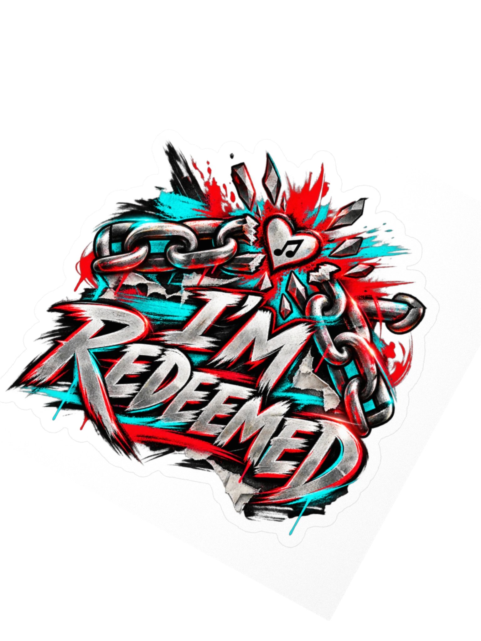 I'm Redeemed Kiss Cut Sticker product image (5)
