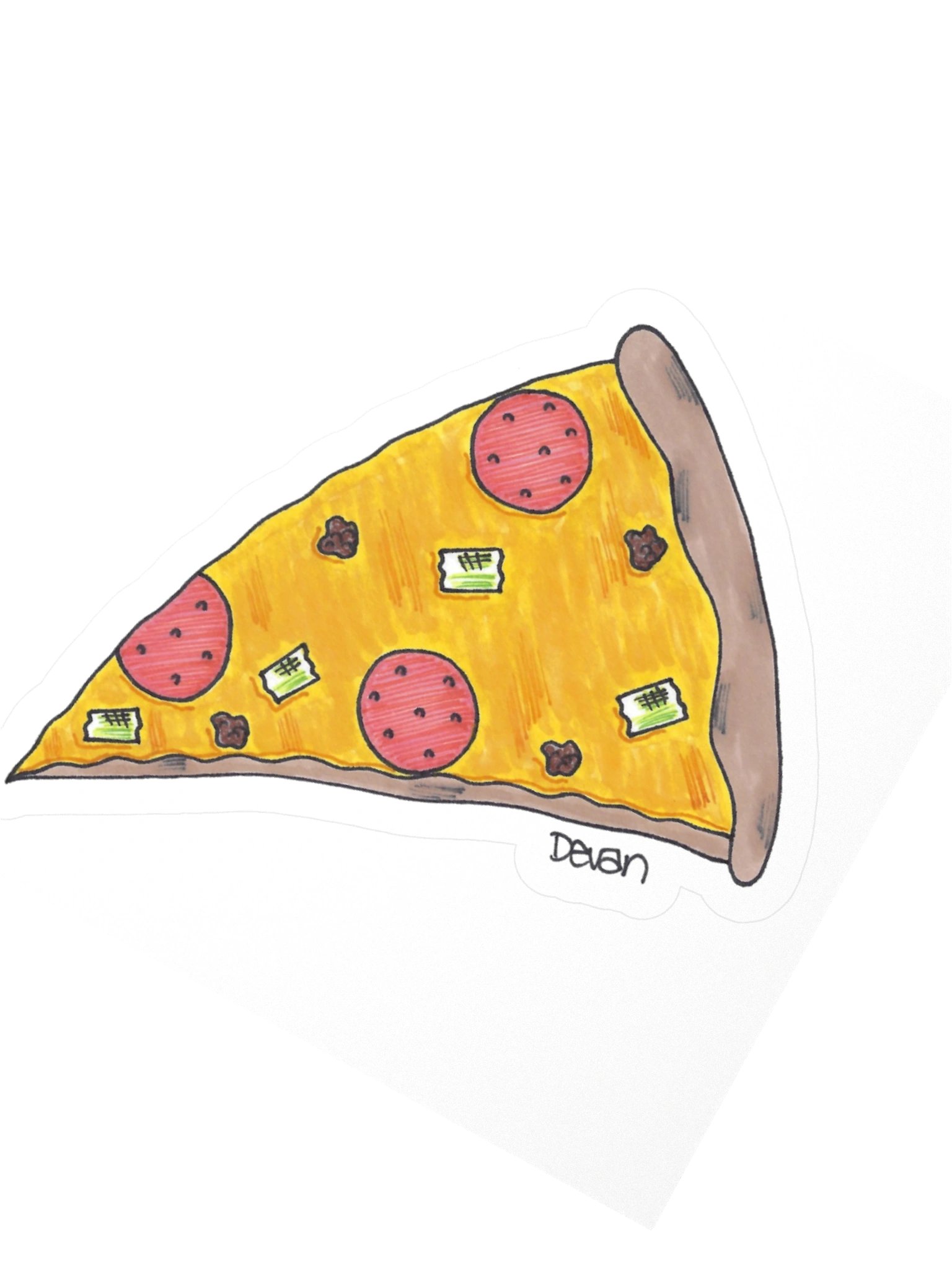 Supreme Pizza Sticker product image (2)
