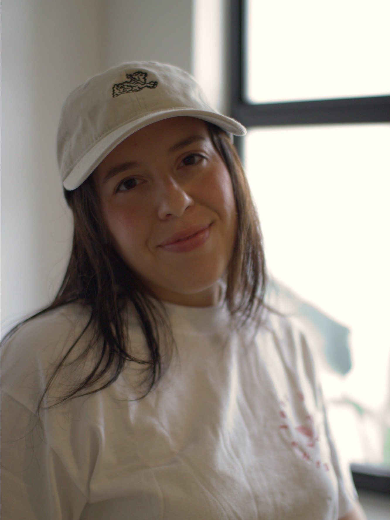 THE LAMB DAD CAP — TAN / BLACK product image (2)