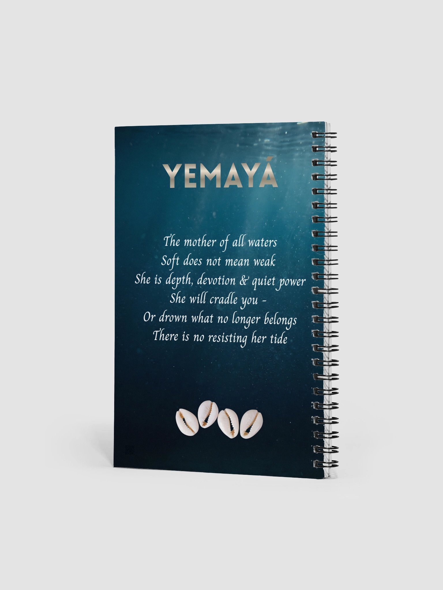 "Yemayá - Goddess of the Sea" Spiral Notebook product image (2)