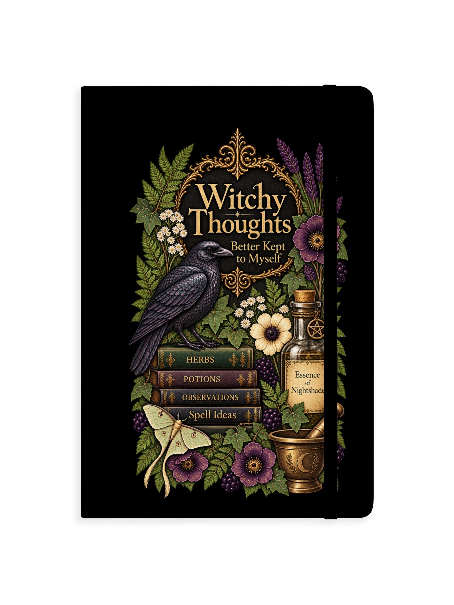 Witchy Thoughts Better Kept to Myself — Hardcover Journal product image (1)