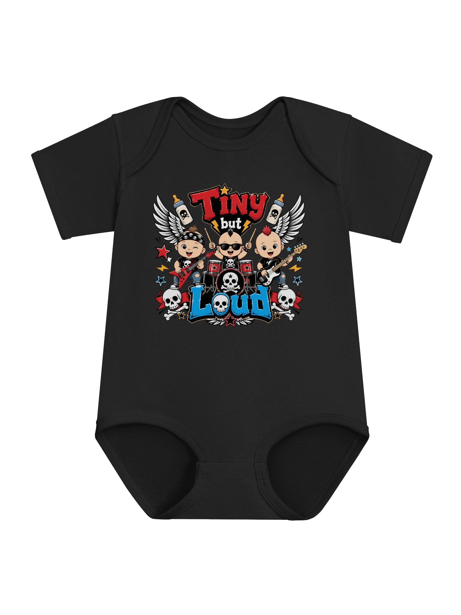 Tiny but Loud Rock Baby Bodysuit product image (3)