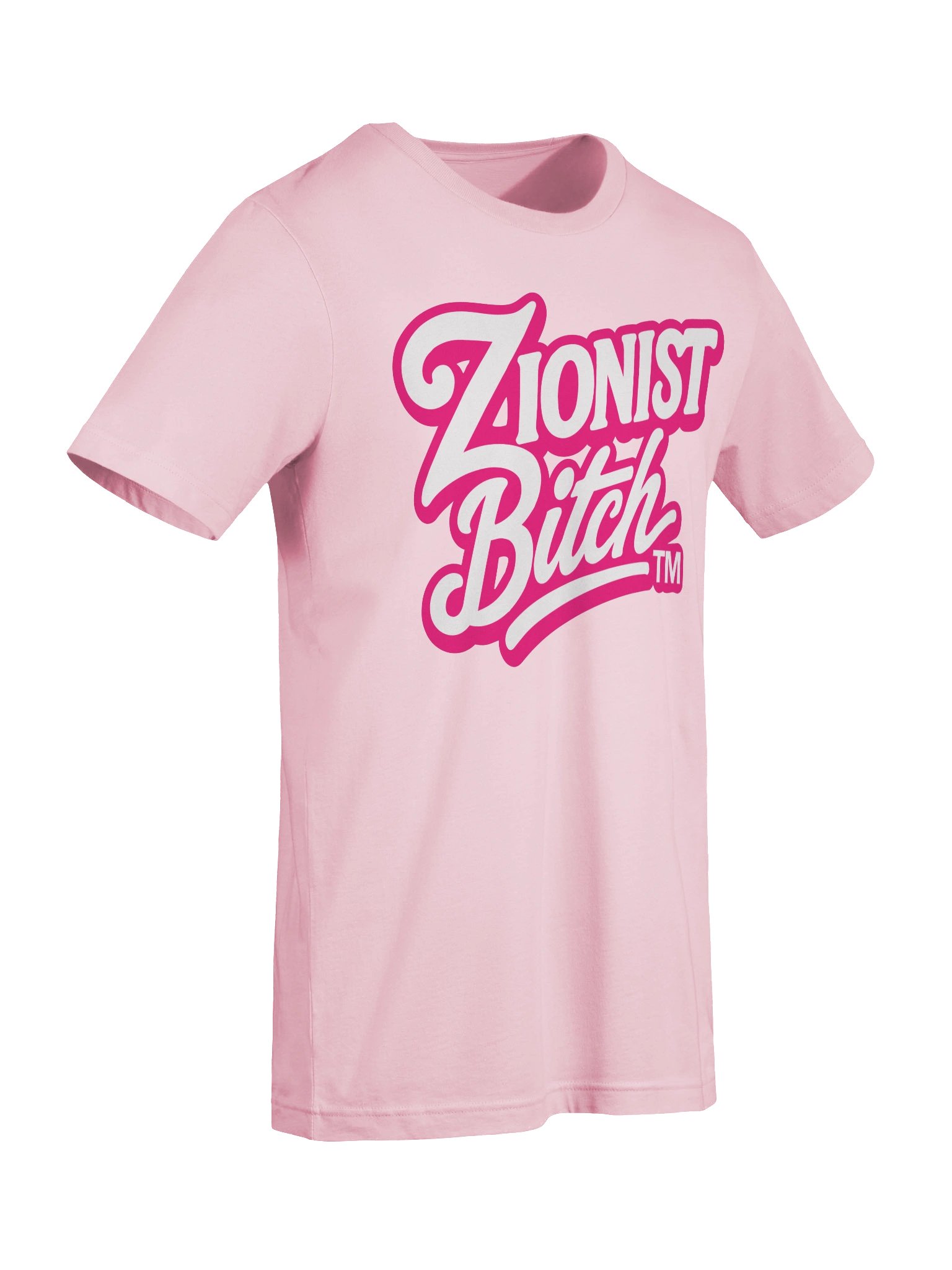 Zionist Bitch Script Tee (Pink) product image (7)