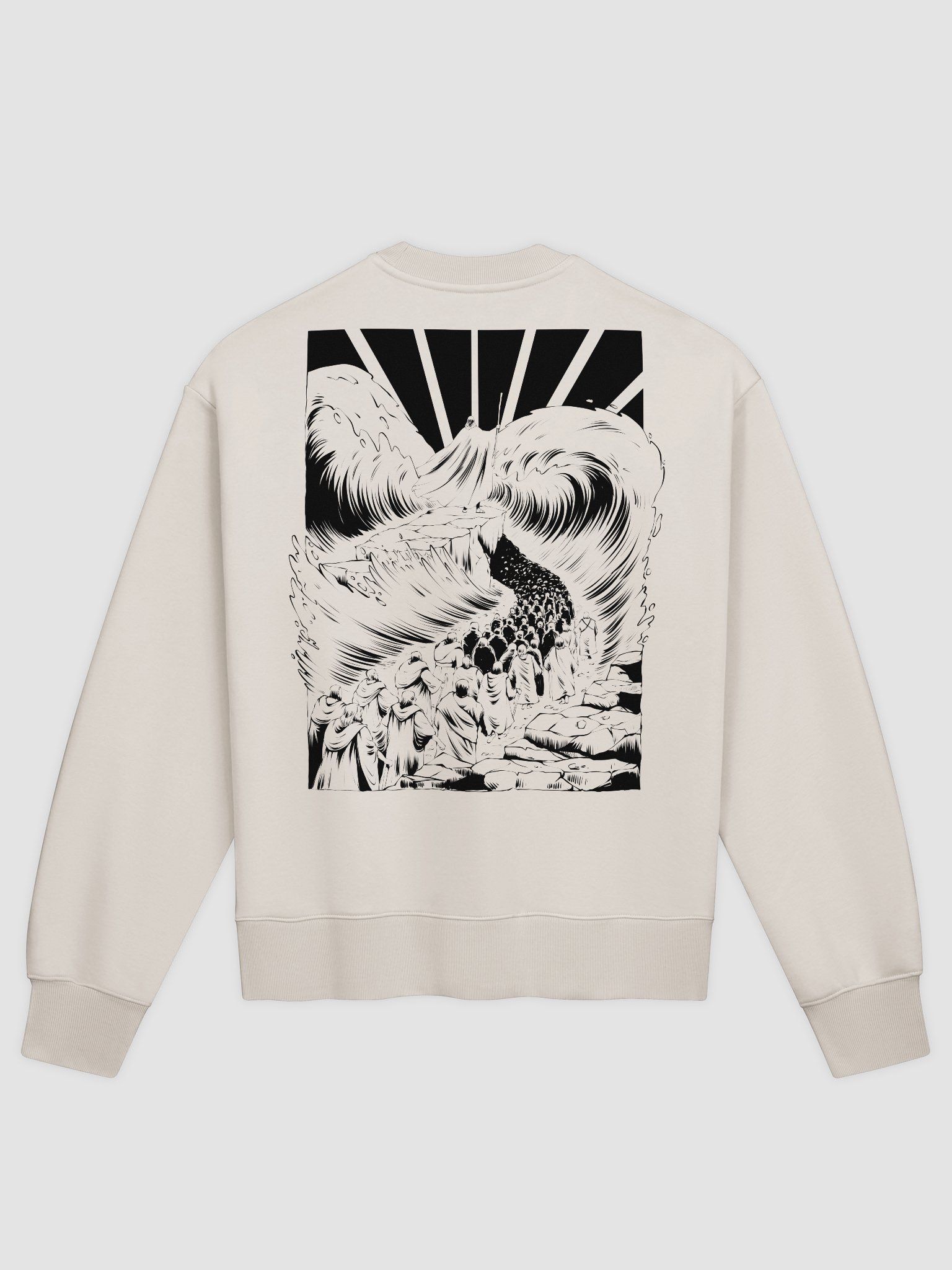 Freedom Crewneck B&W product image (1)