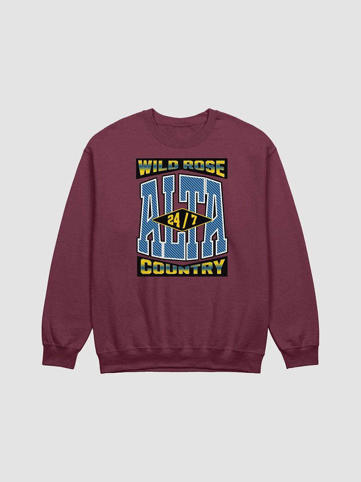 Alta Alberta Wild Rose Country Crewneck Sweatshirt product image (7)