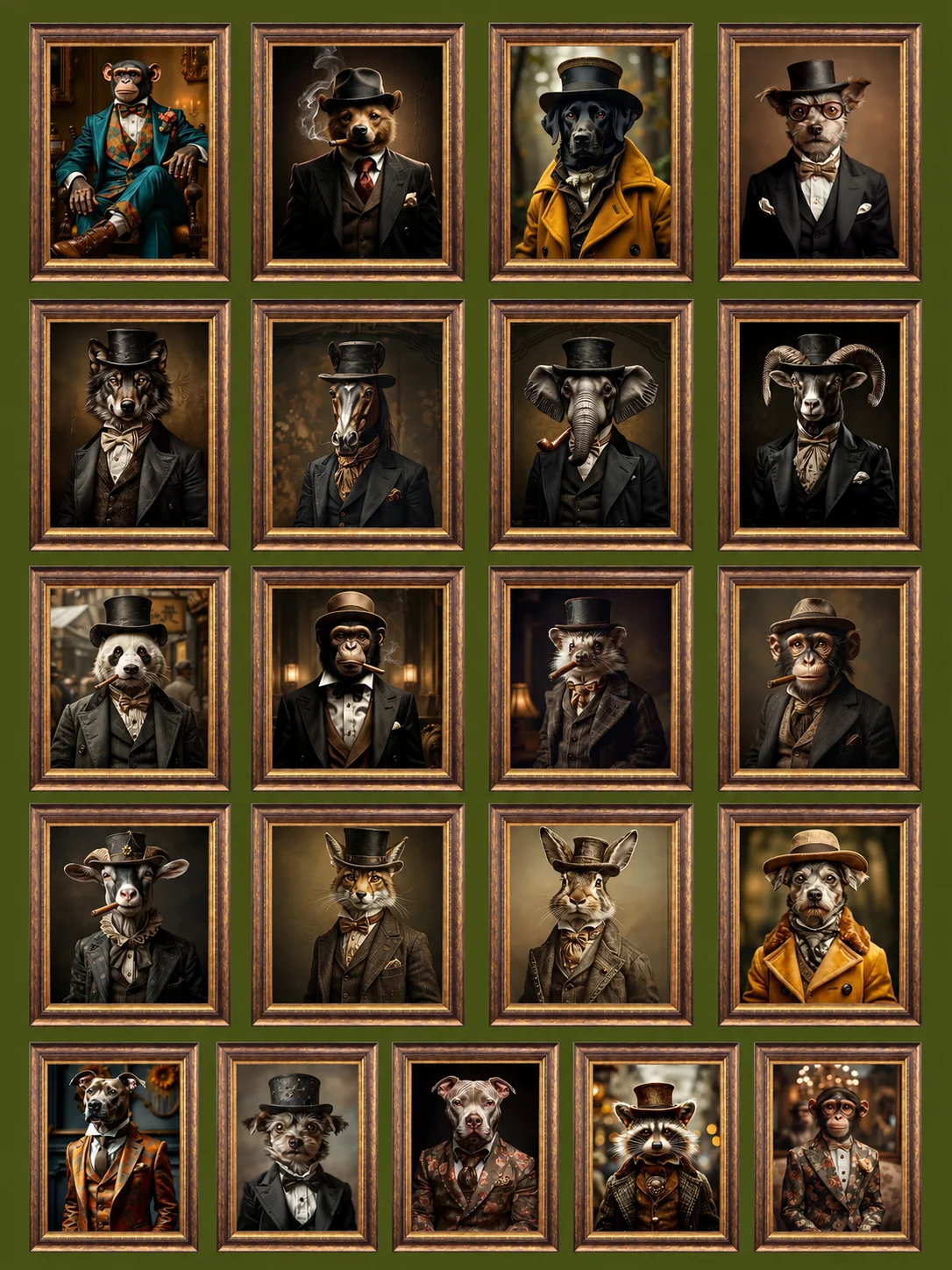 Royal Pet Portrait Wall Art Bundle, 1150+ product image (4)