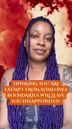 Thinking that you are exempt from someone's boundaries will leave you disappointed. I no longer believe in giving out free pa...