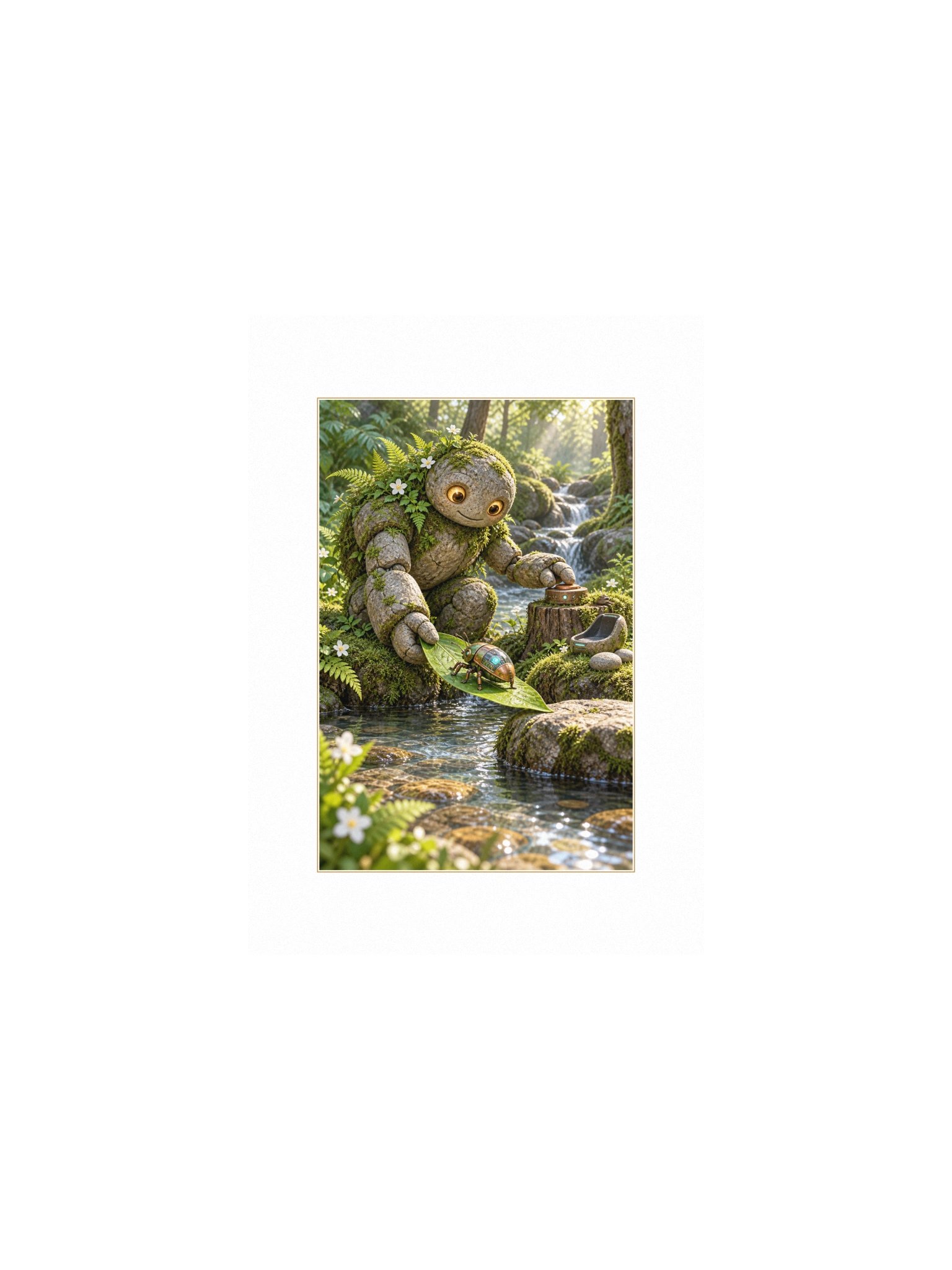 Moss Mode Small Art Print product image (1)