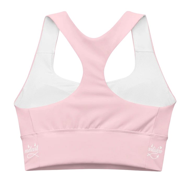 Pastel Pink Sports Bra "MsDevilishxo" product image (2)