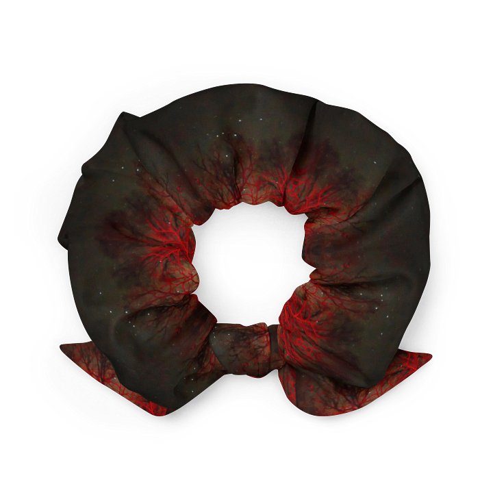 Night Sky Red Forest All-Over Scrunchie product image (2)
