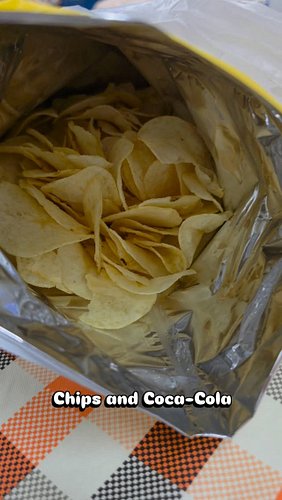 Chips and Coca-Cola make the day better drop a ❤️ and one 💯 If you agree 😋
