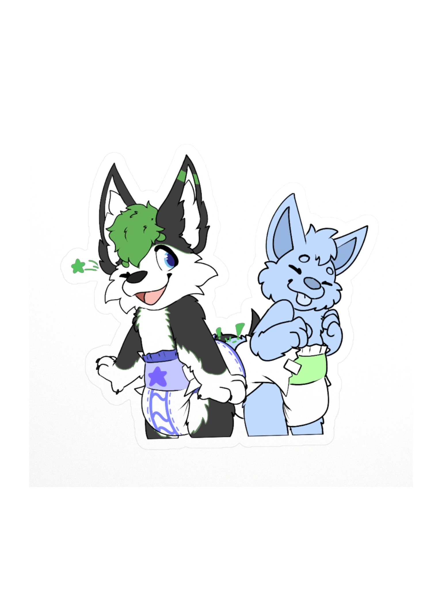 diaper bump sticker product image (3)