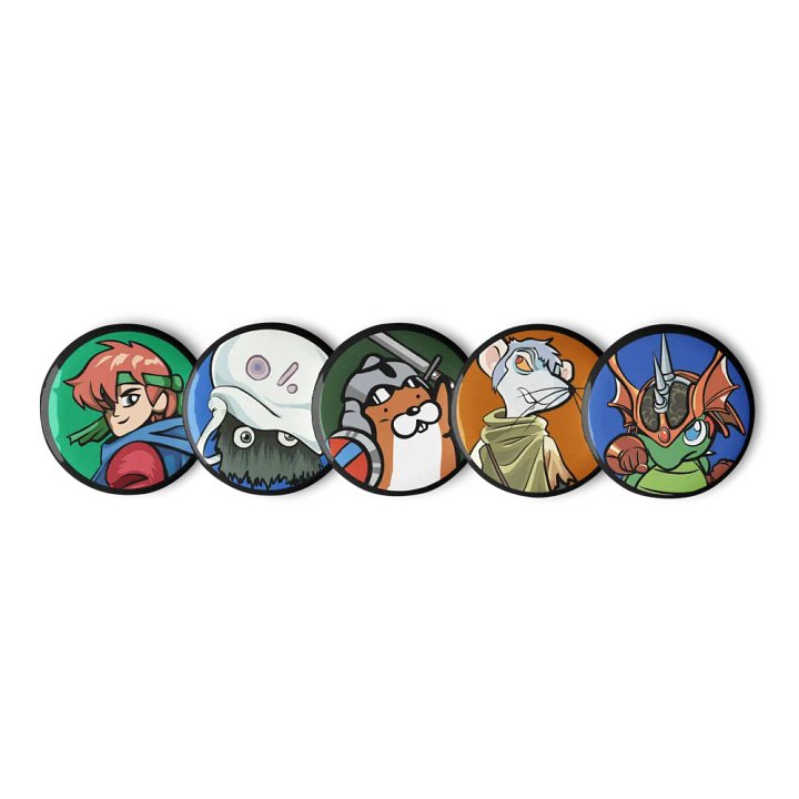 Shining Force & Shining Force 2 Pin Badges product image (1)