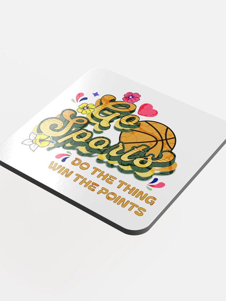 Go Sports Basketball Winning Cork Coaster product image (1)