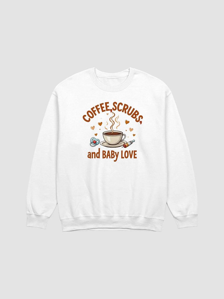 Caffeine, Care, and Love Sweatshirt product image (9)